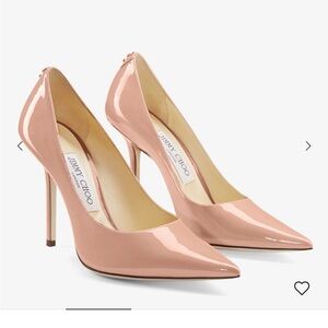 Jimmy Choo Nude Patent Leather Heels